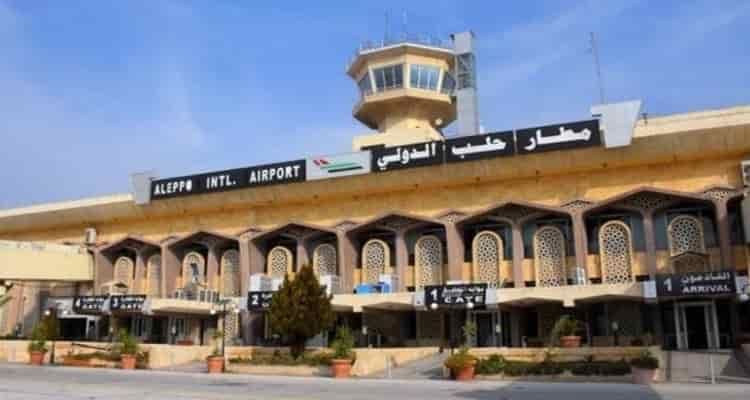 قصف إسرائيلي يستهدف مطار حلب الدولي